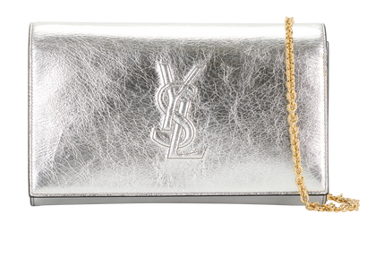 Belle De Jour WOC, &pound;650, Handbags, Silver, Leather, Front view